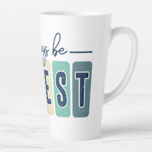 Caneca De Café Latte Sempre Seja Honesto