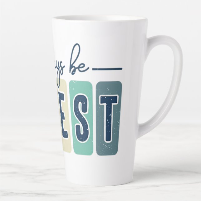 Caneca De Café Latte Sempre Seja Honesto (Direita)