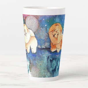 Caneca De Café Latte SENHORA MOON Cãozinho