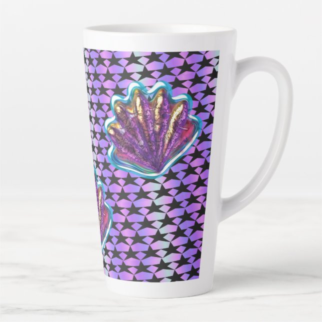 Caneca De Café Latte Sereia SeaShell (Direita)