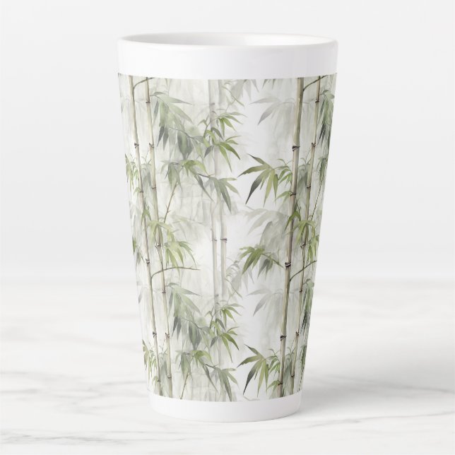 Caneca De Café Latte Serenidade de Bambu   (Frente)