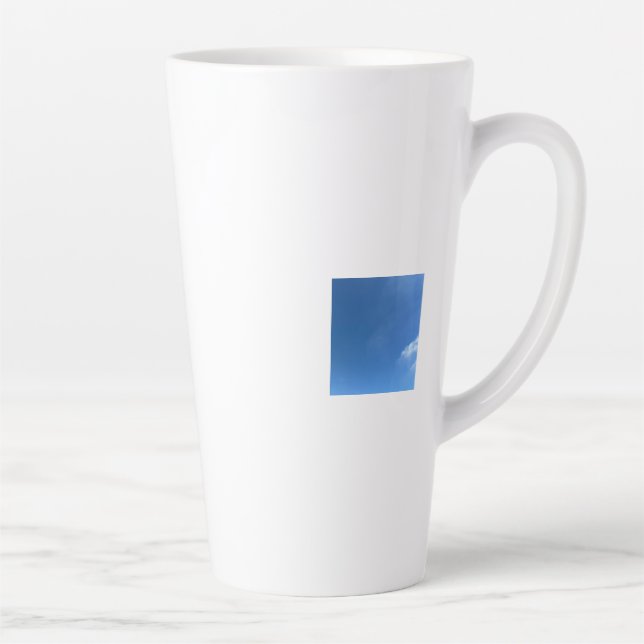 Caneca De Café Latte Série Blue Sky nº 1 (Direita)