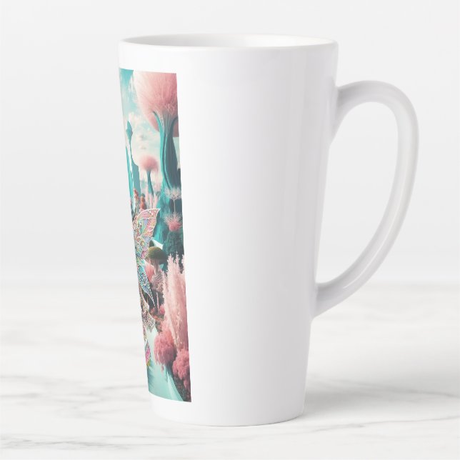 Caneca De Café Latte Seu Mundo De Maravilha Mágica (Direita)