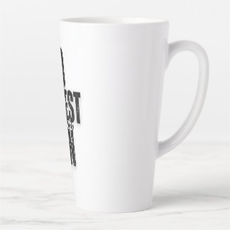 Caneca De Café Latte Seu Rótulo em Preto