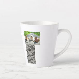 Caneca De Café Latte Seus Cães Desejam Por Você Uma Caneca Latte