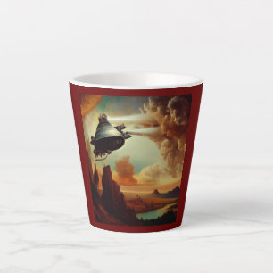Caneca De Café Latte SF Estilo de Mestrados Italiano 3