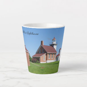 Caneca De Café Latte Sherwood Point Lighthouse