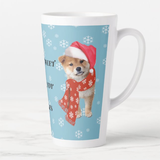 Caneca De Café Latte Shiba Inu (Direita)