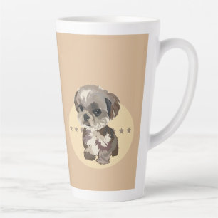 Caneca De Café Latte Shih Tzu