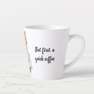 Caneca De Café Latte Si Hay Que Triunfar Grumpy Orange Cat Custom Quote