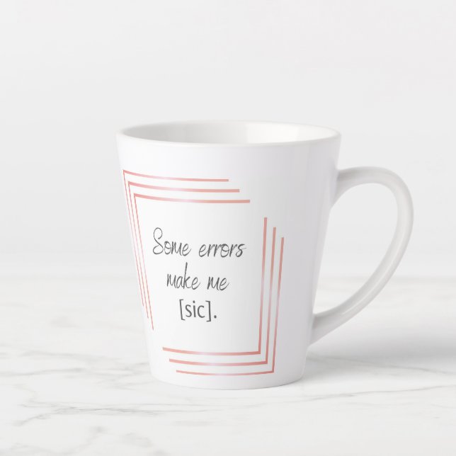 Caneca De Café Latte Sic Latte Mug (Direita)