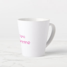 Caneca De Café Latte Sigma Feminine Latte Mug