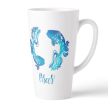 signo zodiacal de Peixes peixe brilhante azul clar