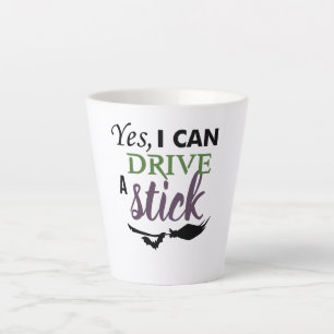 Caneca De Café Latte Sim, Posso Dirigir Um Pau
