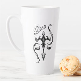 Caneca De Café Latte Símbolo Libra Zodiac