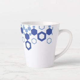 Caneca De Café Latte Simetria de fosco