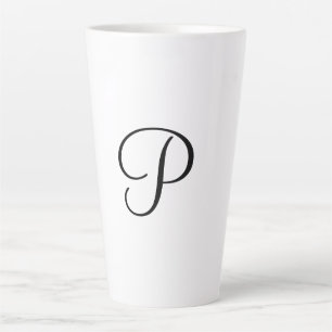 Caneca De Café Latte simples e mínimo adicione sua     fotografia de m