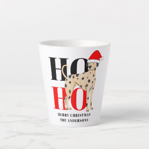 Caneca De Café Latte Simples Elegante Trendy Christmas