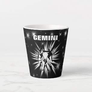 Caneca De Café Latte sinal Gemini