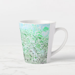 Caneca De Café Latte Sinalizador de Orgulho Autoromânico Trippy Boho Gr
