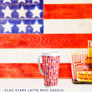 Caneca De Café Latte Sinalizador Stars Latte Mug