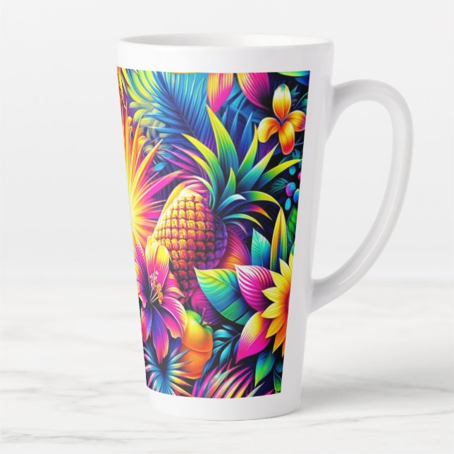 Caneca De Café Latte Sinfonia Neon Summer (Direita)