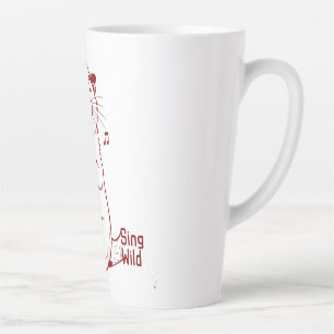 Caneca De Café Latte Sing Wild