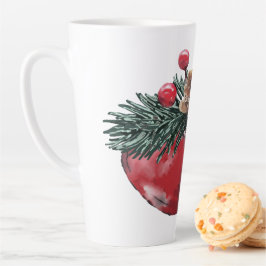 Caneca De Café Latte Sinos Festivos Feriados Latte Mug