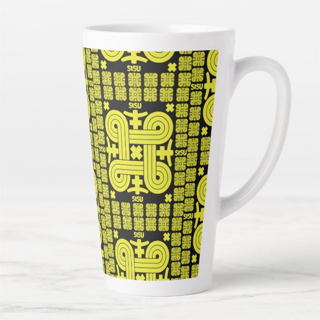 Caneca De Café Latte Sisu O Espírito Finlandês (Direita)
