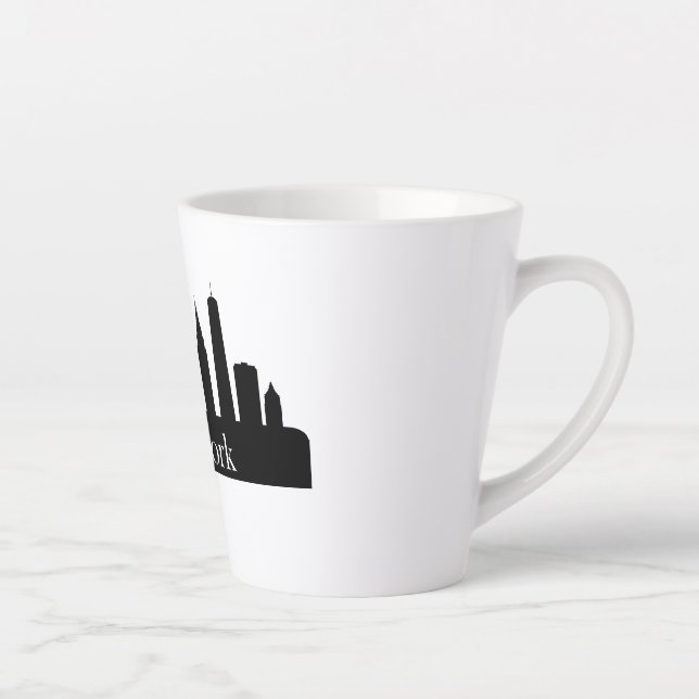 Caneca De Café Latte Skyline New York (Direita)