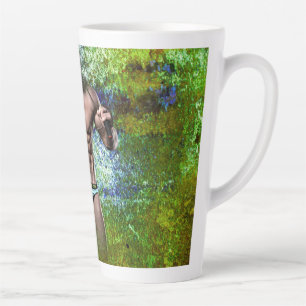 Caneca De Café Latte SlipperyJoe's homem adulto altamente musculoso sem