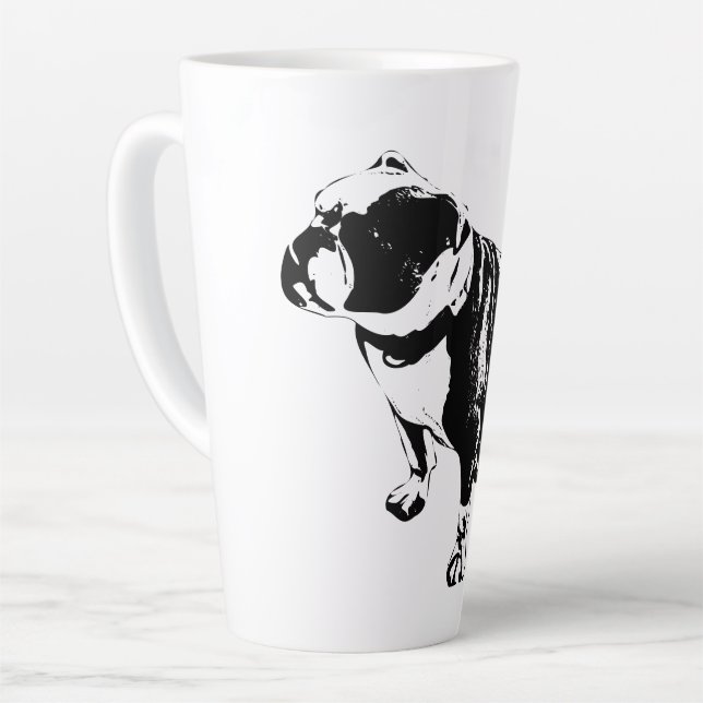 Caneca De Café Latte Slow Is Natural (Ângulo esquerdo)