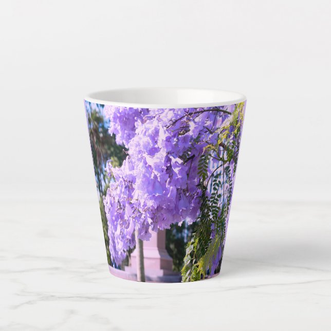 Caneca De Café Latte Small Mauve Bell (Frente)