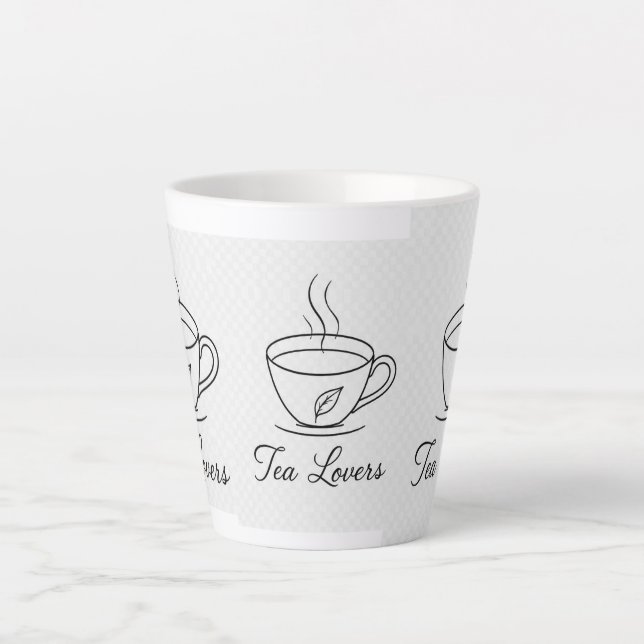 Caneca De Café Latte Small Mug for Big Tea Moods (Frente)