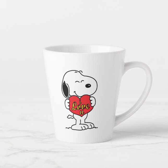 Caneca De Café Latte Snoopy Latte Mug (Direita)