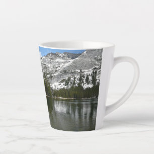 Caneca De Café Latte Snowy Tenaya Lake Yosemite - Foto do Parque Nacion