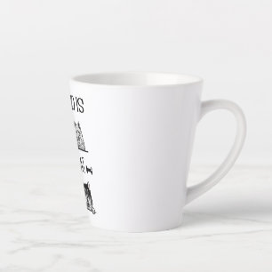 Caneca De Café Latte Só Preciso Deste Cachorro E Da Outra Camiseta De C