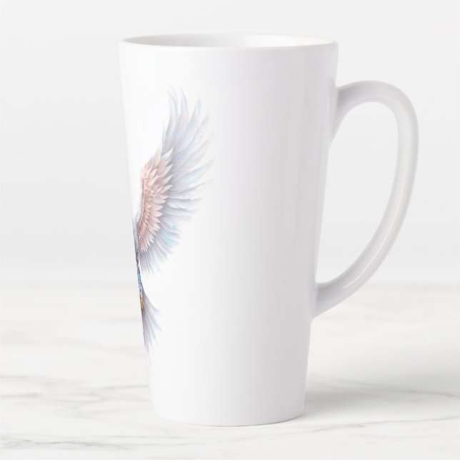 Caneca De Café Latte Soar Cristal: Um Símbolo da Transformação (Direita)