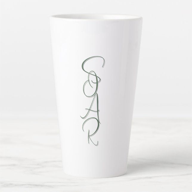 Caneca De Café Latte Soar Latte Mug (Frente)