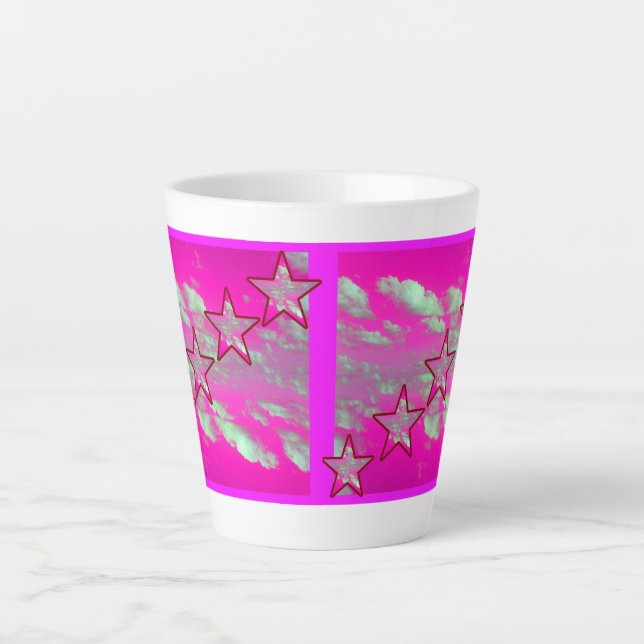 Caneca De Café Latte Soar, Para Mais (Frente)
