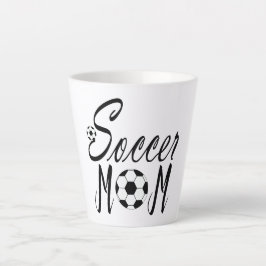 Caneca De Café Latte Soccer Mãe Latte Coffee Mugs