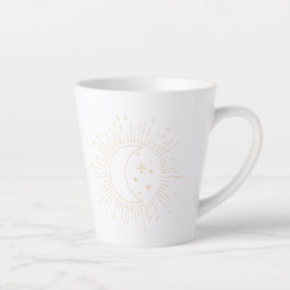 Caneca De Café Latte Sol e Lua