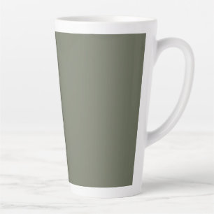 Caneca De Café Latte Sólido Moss - Lâmpada Personalizada