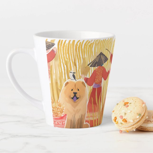 Caneca De Café Latte SONGSHI QUAN chow (Criador carregado)