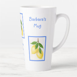 Caneca De Café Latte Sonho da Costa Amalfi PERSONALIZADO