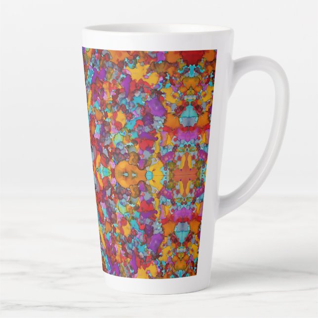 Caneca De Café Latte Sonho de Confetes (Direita)