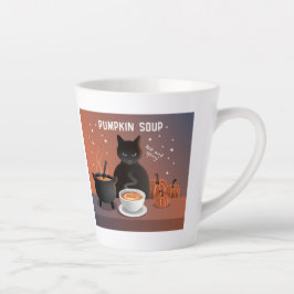 Caneca De Café Latte Sopa de Abóbora