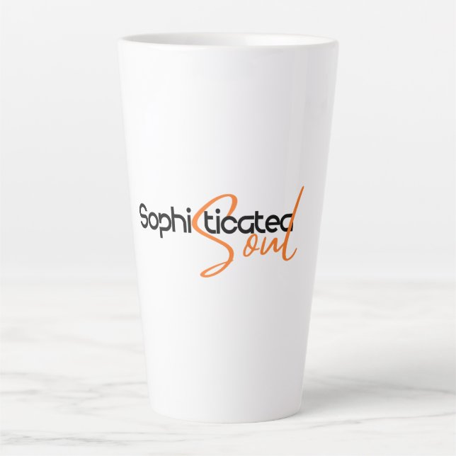 Caneca De Café Latte Sophisticated Soul    (Frente)