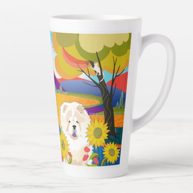 Caneca De Café Latte SORVETE DA CROP Cream Chow Latte (Direita)