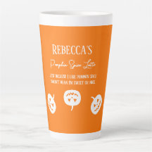 Sorvete de Abóbora Laranja de Halloween Doce ou Bo